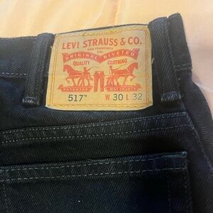Levi's 517 Men's Black Jeans
